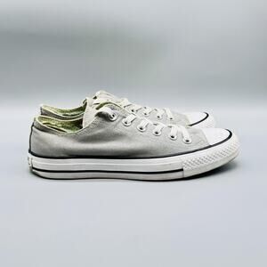 Converse Shoes Women 8 Gray Canvas Chuck Taylor All Star Low Top Sneaker Classic